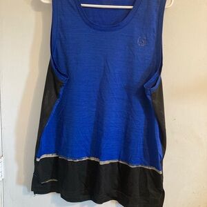 And1 Royal Blue and Black Women's Tank Top